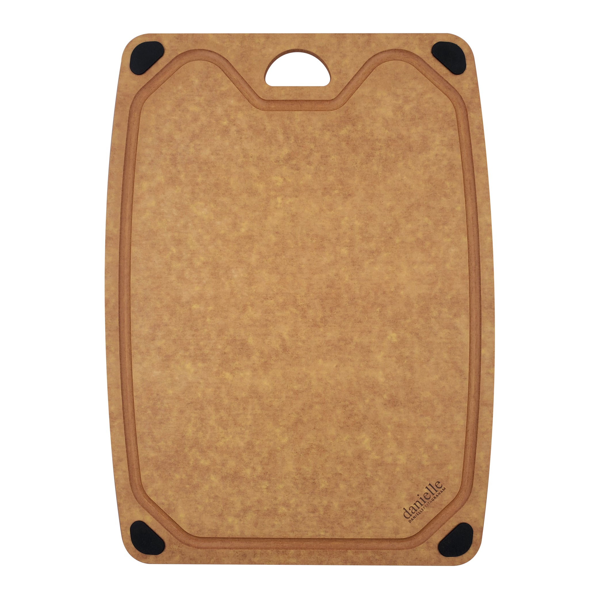 BestCook Kitchen Wood Fiber Cutting Board, High Density Non-Porous