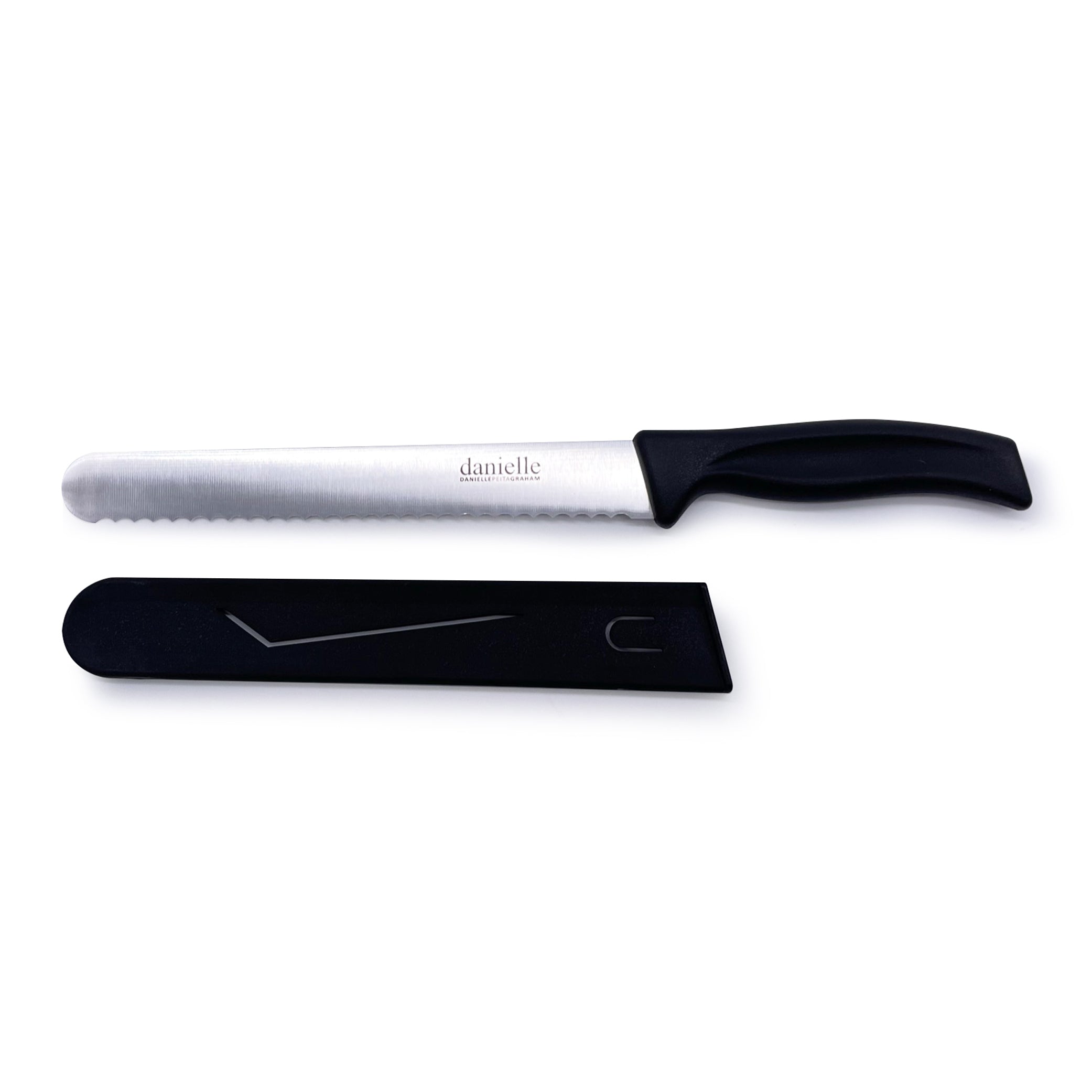 Initial 8” Bread Knife(20 cm)-Black